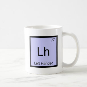 Caneca De Café Lh - Camiseta Símbolo de Elemento Químico para Can