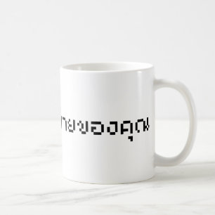 Caneca De Café Li Seu Email / Script de Idioma Tailandês