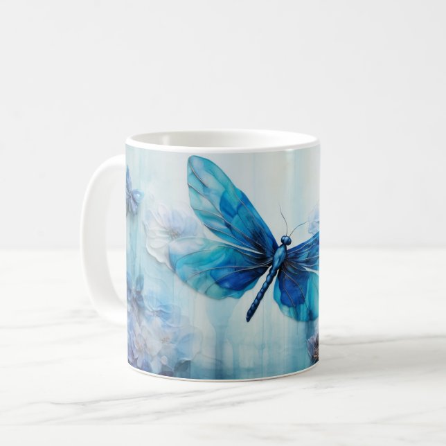 Caneca De Café Libélula (Frente Esquerda)