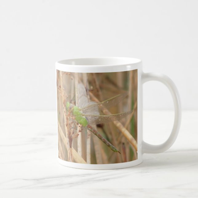 Caneca De Café Libélula Verde I1 (Direita)
