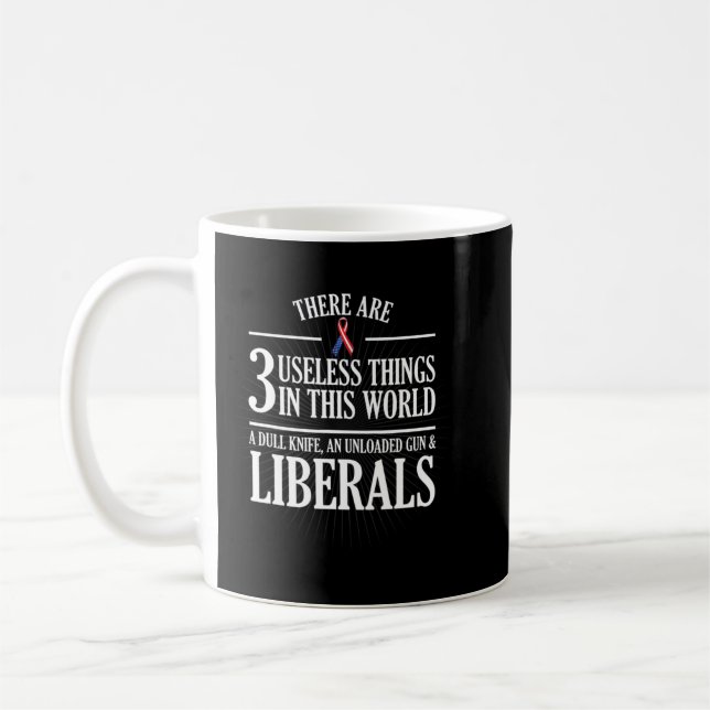Caneca De Café Liberais Anti-Liberais Inúteis, Lágrimas Liberais. (Esquerda)