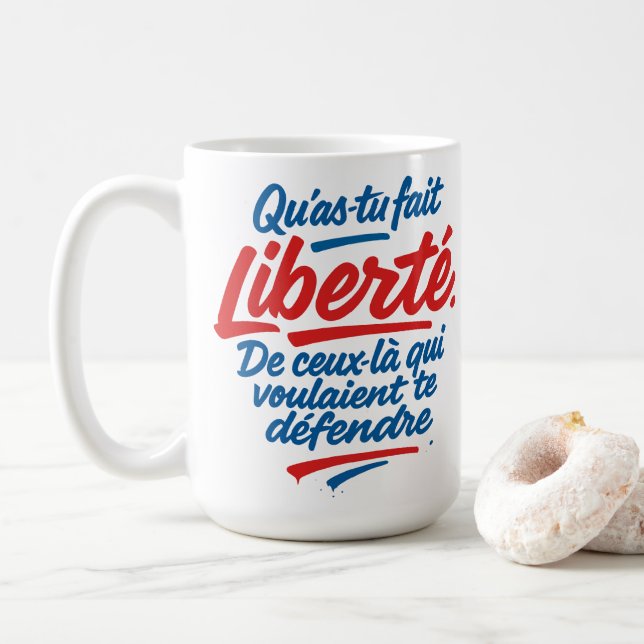 Caneca De Café Liberdade (Com Donut)
