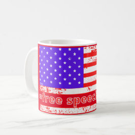 Caneca De Café LIBERDADE DE EXPRESSÃO ARMY angustiado edição de b
