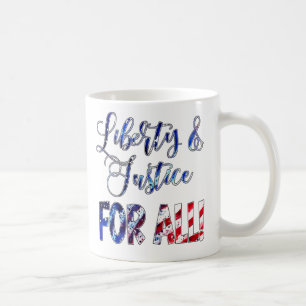 Caneca De Café Liberdade E Justiça Para Todos