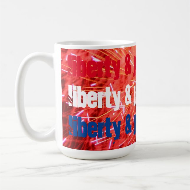 Caneca De Café Liberdade e Justiça para todos (Esquerda)