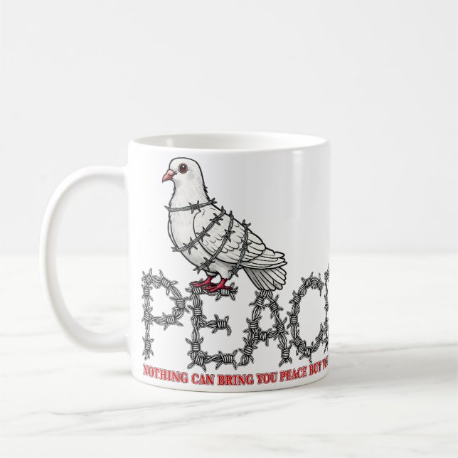 Caneca De Café Liberdade e paz (Esquerda)