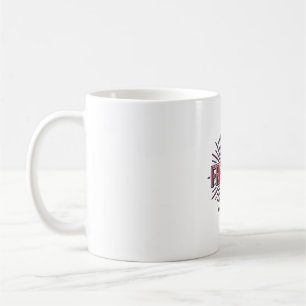 Caneca De Café Liberdade Fogos de Artifício Patrióticos Camisa Ve
