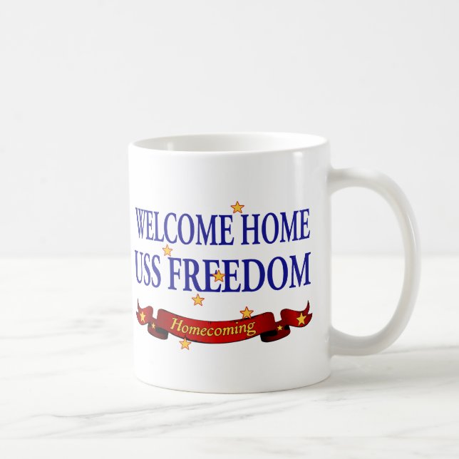 Caneca De Café Liberdade Home bem-vinda de USS (Direita)