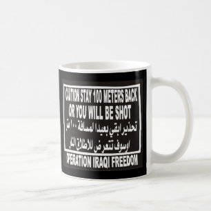 Caneca De Café Liberdade iraquiana da operação - a estada para
