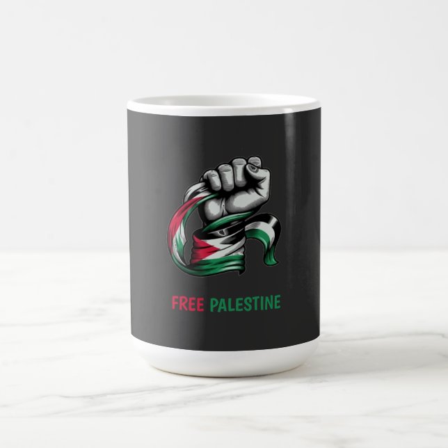 Caneca De Café Liberdade na Palestina e fim do apartheid em Gaza (Centro)