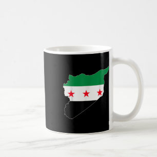 Caneca De Café Liberdade na Síria orgulhosa Vintage Sinalizador s