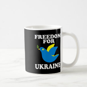 Caneca De Café Liberdade para a Ucrânia Apoie a Ucrânia
