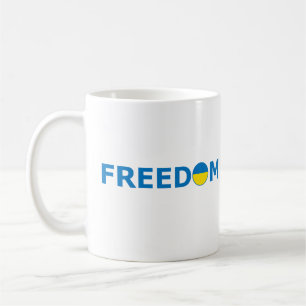 Caneca De Café Liberdade para a Ucrânia T-Shirt
