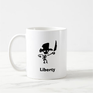 Caneca De Café Liberdade Pirata