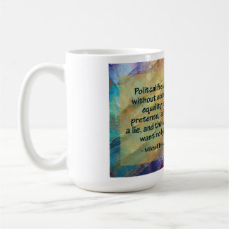 Caneca De Café Liberdade política e igualdade econômica