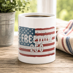 Caneca De Café Liberdade Rústica 250
