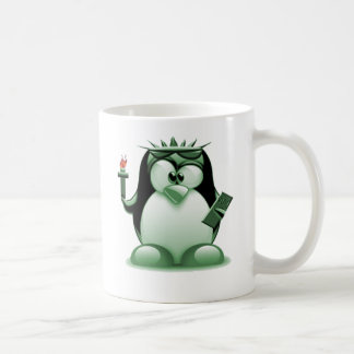 Caneca De Café Liberdade Tux (Linux Tux)