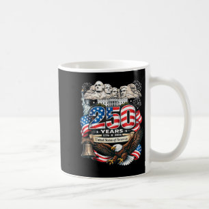 Caneca De Café Liberdade Vintage 4 de Julho Americanos 250 Vetera
