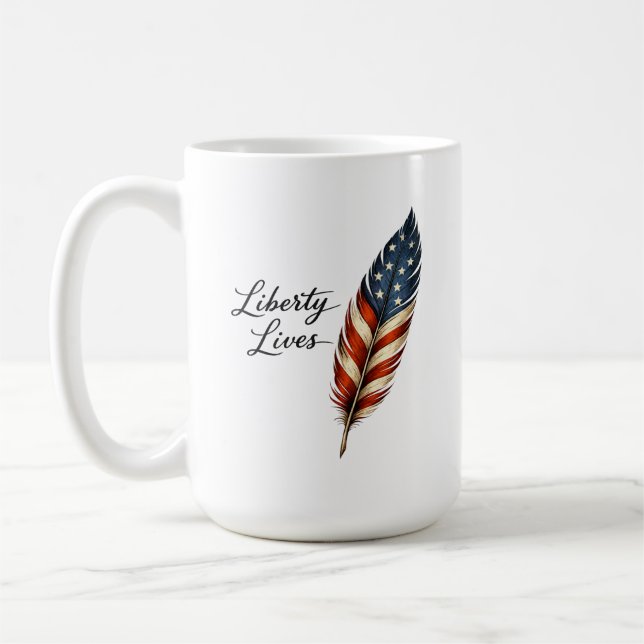 Caneca De Café Liberdade Vive Pena (Esquerda)
