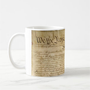 Caneca De Café Liberdades constitucionais dos E.U. - saiba seus