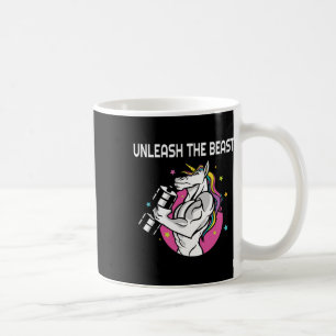 Caneca De Café Libere A Besta - Espetáculo Mágico De Rato De Gym 