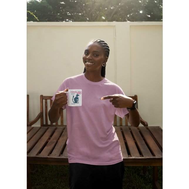 Caneca De Café Libere sua raia interna acredite em você (Criador carregado)