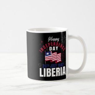 Caneca De Café Libéria Dia da Independência Libéria Bandeira da L