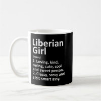 LIBERIANA LIBÉRIA Dotada Funny Country Home Root