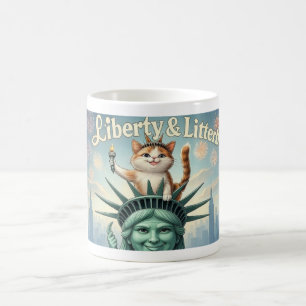 Caneca De Café Libertação e Caixas de Leitura - Engraçada Cama de