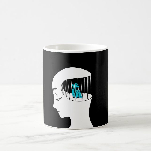 Caneca De Café Liberte A Sua Mente De Café (Centro)