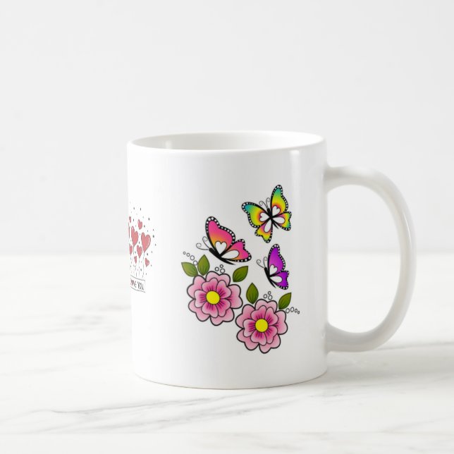 Caneca De Café Liberte-se e alcance seus sonhos (Direita)