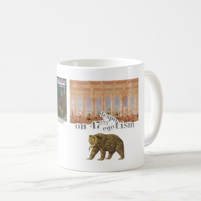 Caneca De Café Libertem os Ursos (Frente Esquerda)