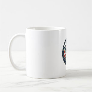 Caneca De Café Liberty Adventure Patriótico Patriótico Pulp Book