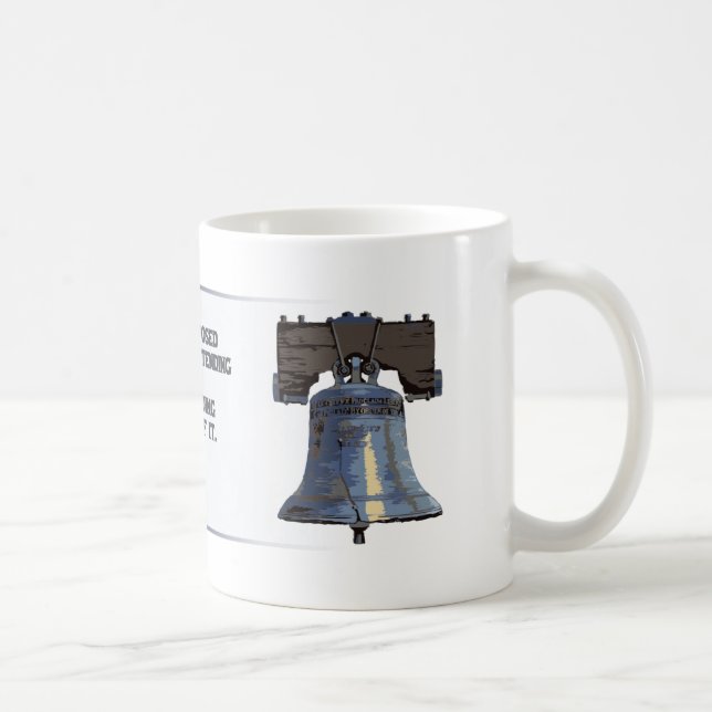 Caneca De Café Liberty Bell - Jefferson (Direita)