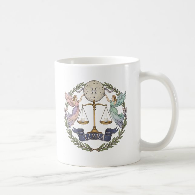 Caneca De Café Libra Angelic Libra Coffee Cup (Direita)