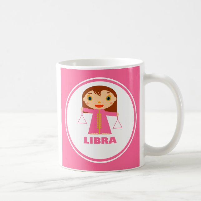 Caneca De Café Libra é o meu sinal Zodíaco (Direita)