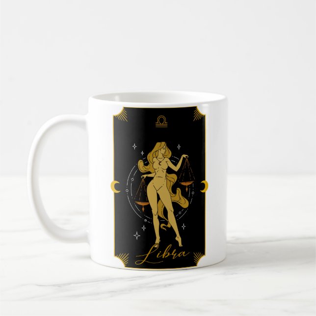 Caneca De Café Libra Saucy Indica Mug Astroógico (Esquerda)