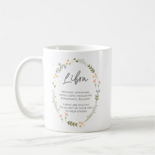 Caneca De Café Libra - Sinal de Estrela - Presente de Aniversário