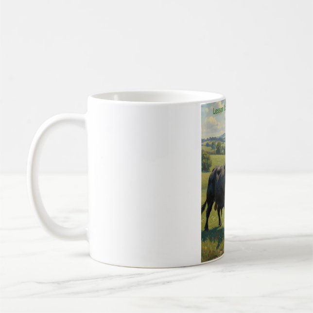 Caneca De Café Lição 1: Touro significa verde (Esquerda)