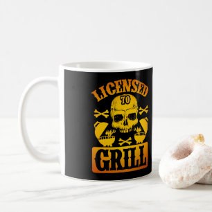 Caneca De Café Licenciado Para Grill Smoker Grill Barbecue