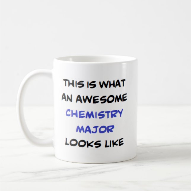 Caneca De Café licenciatura em química, incrível (Esquerda)