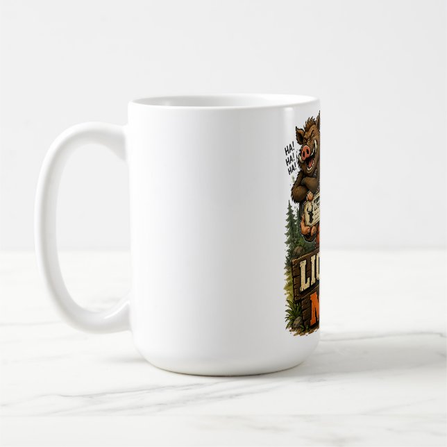 Caneca De Café Licensed To Miss (Esquerda)