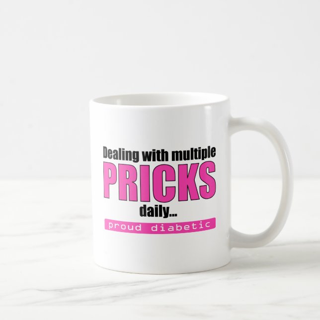 Caneca De Café Lidando com vários preços diariamente (rosa) (Direita)