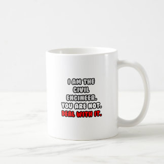 Caneca De Café Lidar Com Isso... Engenheiro Civil Engraçado