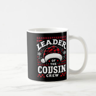 Caneca De Café Líder Da Equipe De Primos Natal Família Correspond