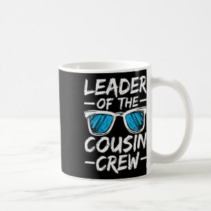 Caneca De Café Líder Da Tripulação De Primos Família Combinando P