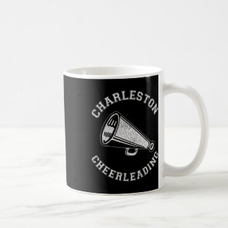 Caneca De Café Líder de torcida Charleston Cheer Distressed Retro
