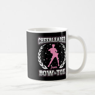 Caneca De Café Líder de Torcida da Tira à Tinta Amante de Cheerle