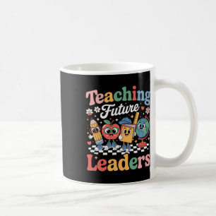 Caneca De Café Lideranças Futuras do Ensino Retro Divertido de Vo