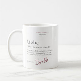 Caneca De Café Liebe personalisierbare Tasse zum Valentinstag 